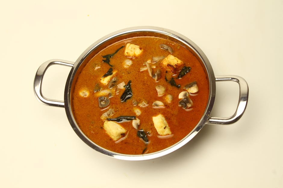 Blåskjell med garam masala og kokosmelk