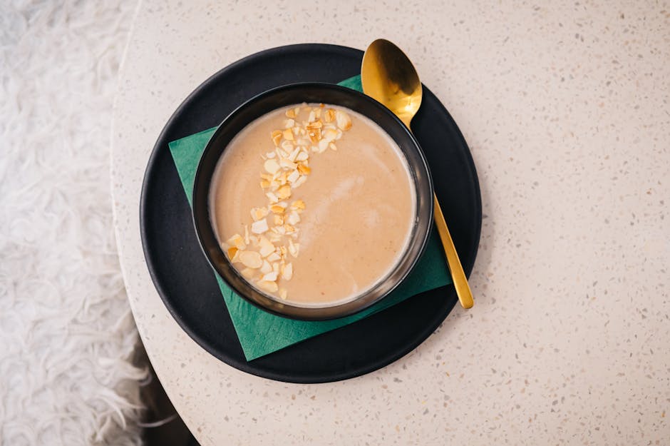 Kald melonsuppe med mandelmelk