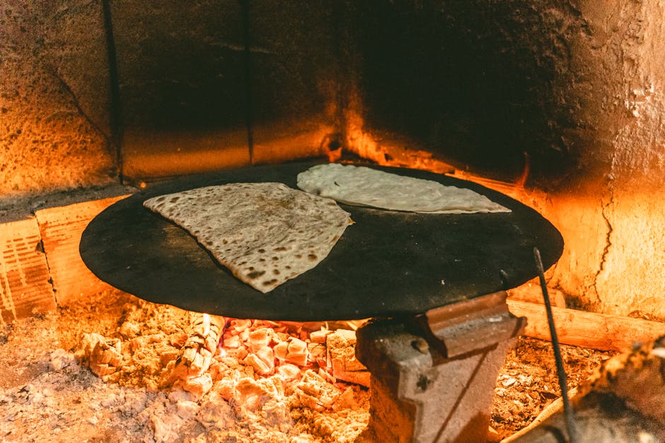 Rustikt flatbrød med sammalt hvete