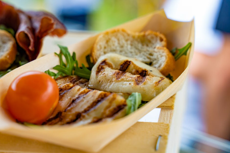 Grillet chorizo, geitost og vannkresse-pita