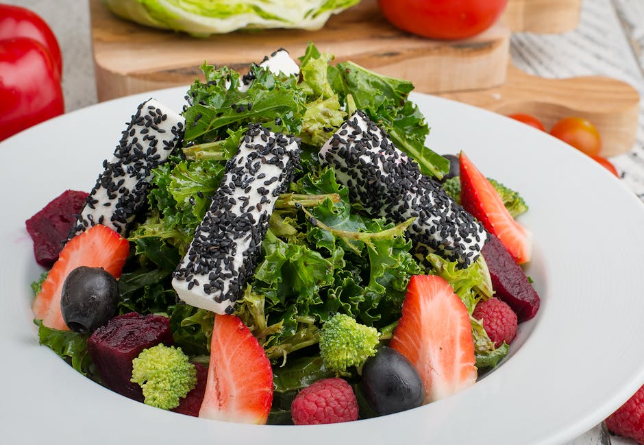 Rødbet- og grønnkålsalater