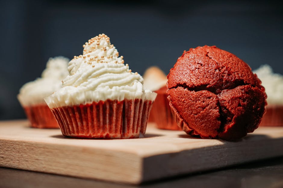 Pepperkakecupcakes med kremostglasur