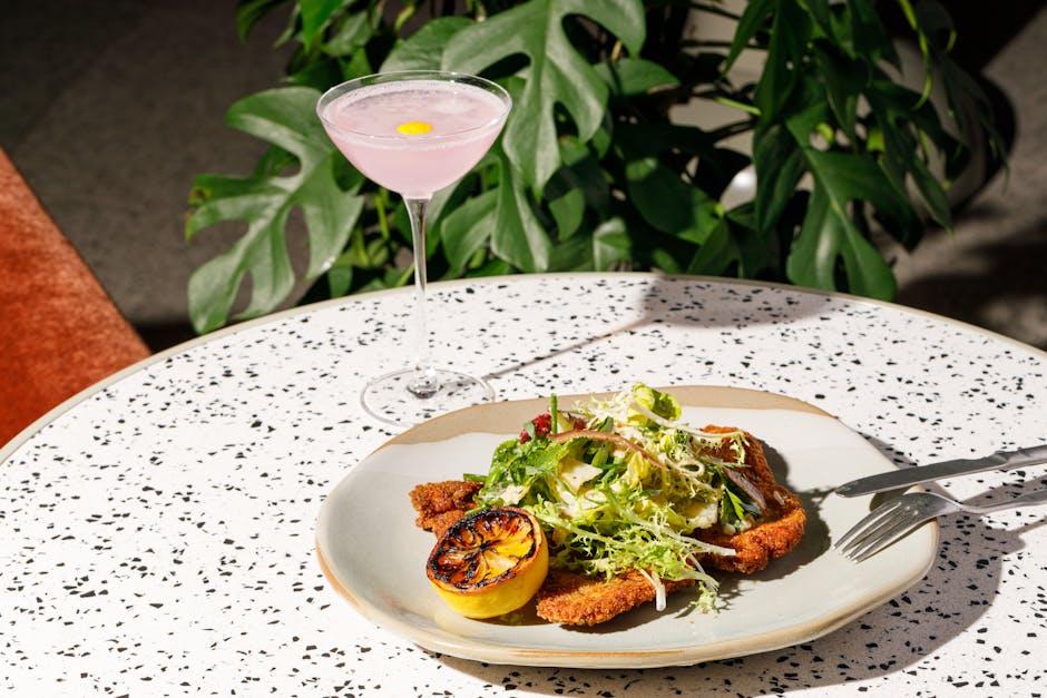 Grønne bønner med sprø purre og sitron