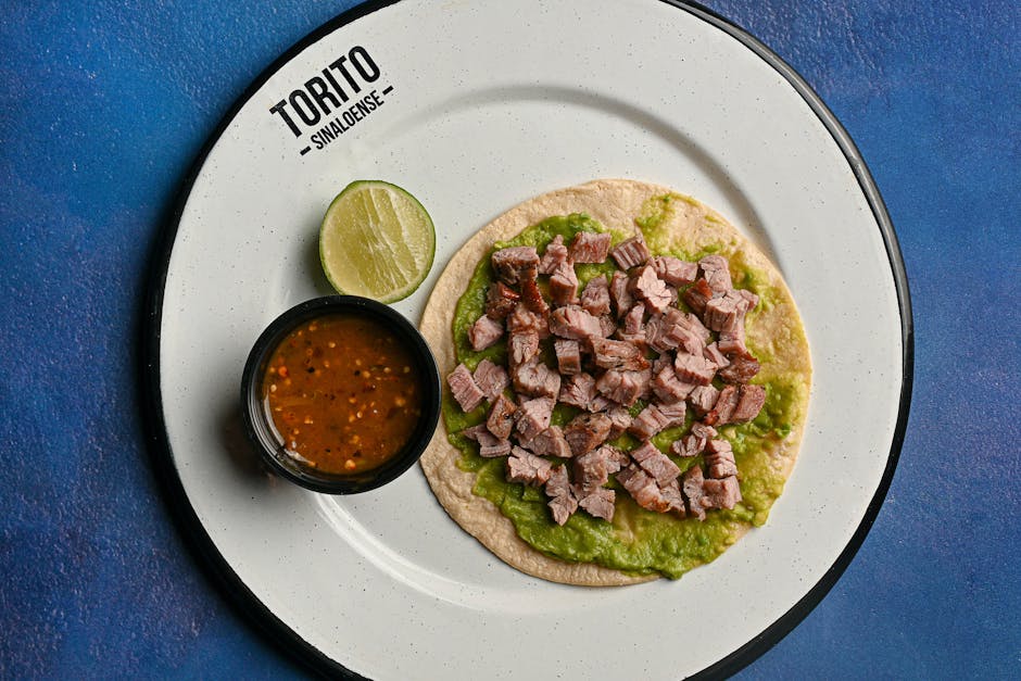 Guacamole Taquero (Meksikansk taco-stil)