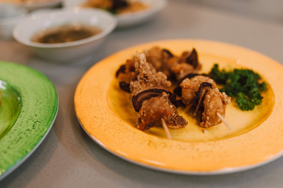 Kongesopp-yakitori med teriyakisaus