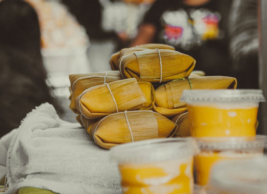 Maispakker (Humitas) fra Sør-Amerika