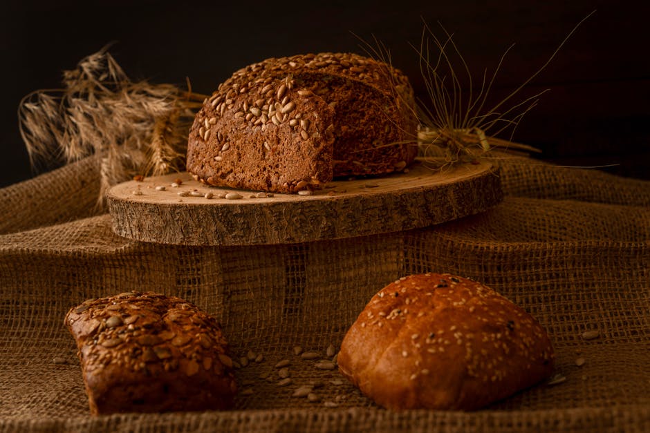 Fullkornsbrød med sesam og solsikke