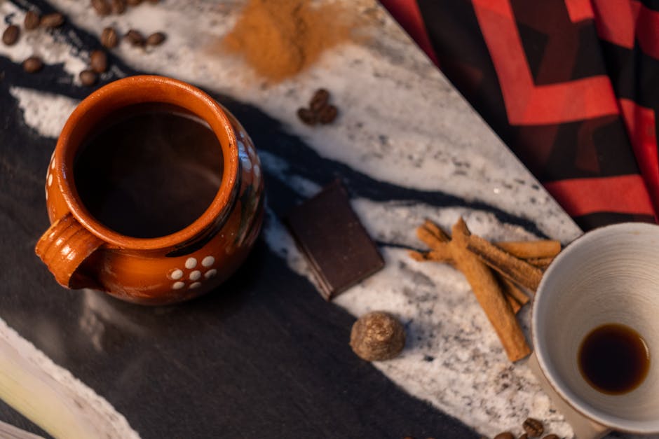 Meksikansk Café de Olla med piloncillo og krydder