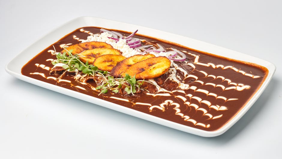 Kalkun i mole poblano-saus