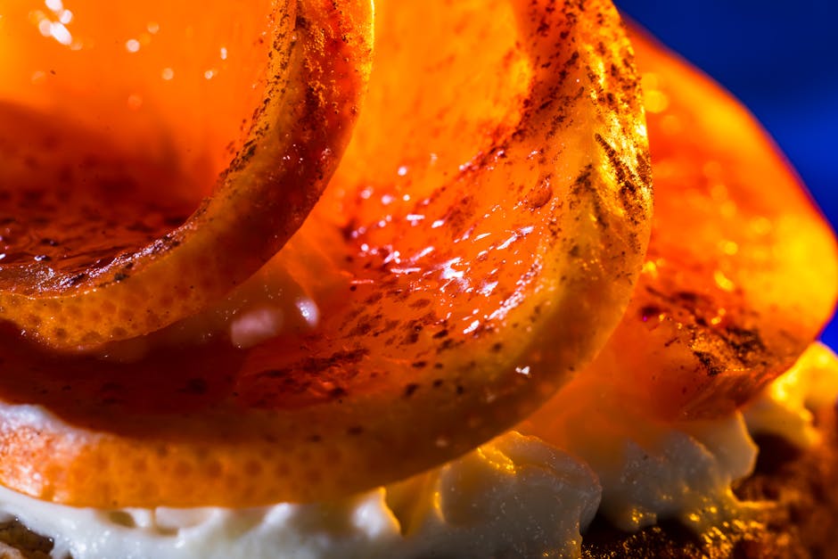 Sprø appelsintuiles med sitrus