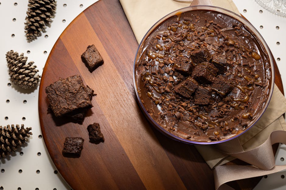 Karamell- og sjokoladeganache