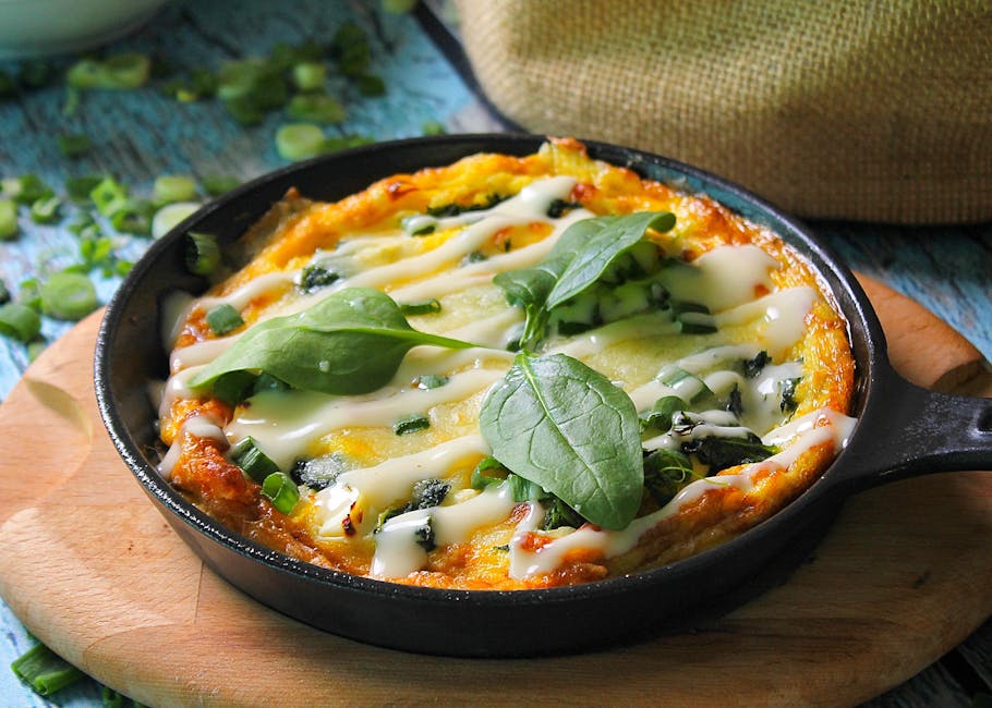 Frittata med squashblomster