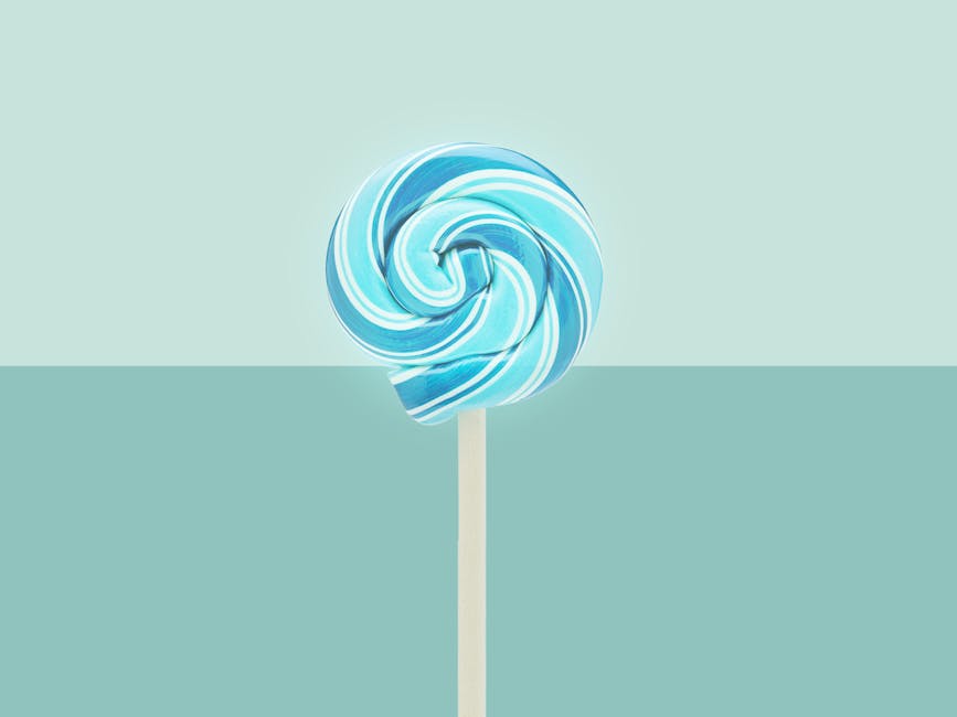 Hjemmelagde myntelollipops