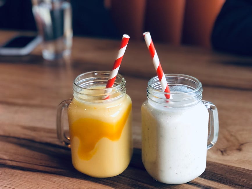 Vanilje- og appelsinshake