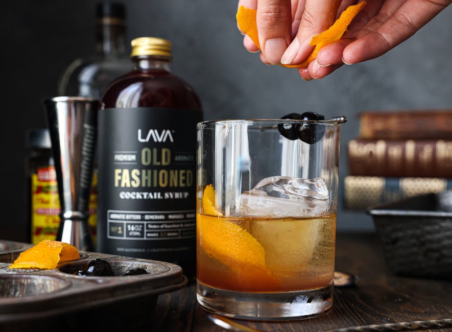 Maple Old Fashioned Cocktail