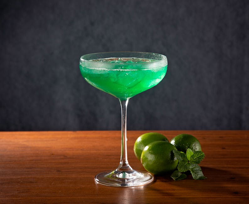 Eple- og myntecocktail