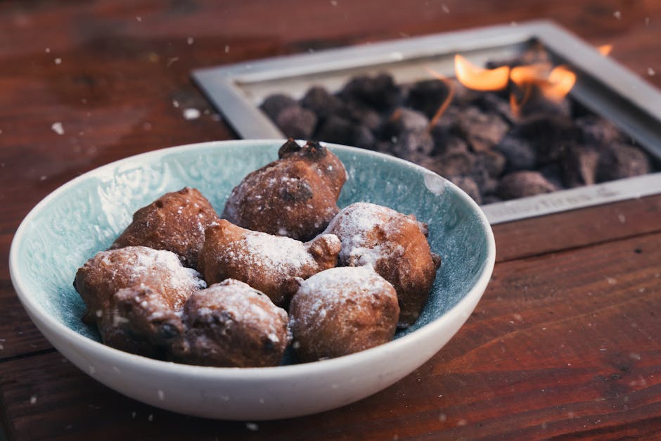 Sprø sjokoladekroketter med melis