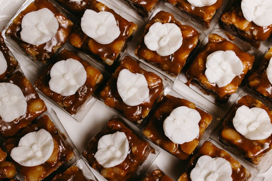 Karamell-, hvit sjokolade- og rompudding