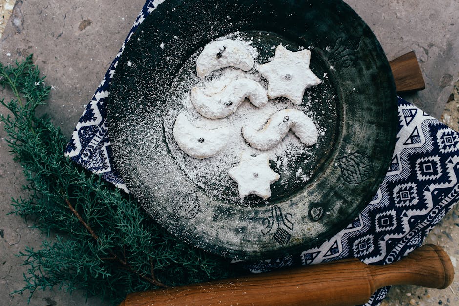 Hasselnøtt- og kanelcrescenter