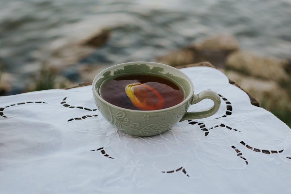 Grønn te- og sitruswhiskey-punch