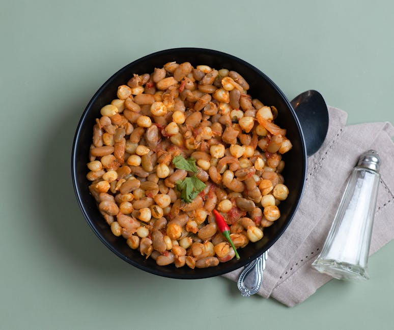 Kremet succotash med tomater og gressløk