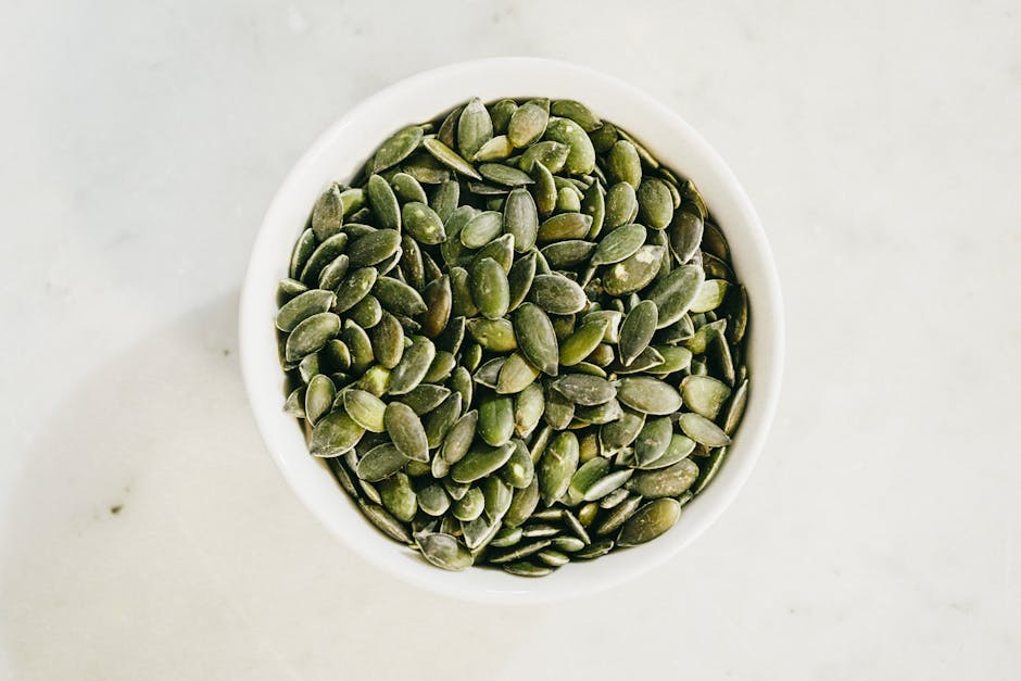 Krydrede gresskarkjerner med lime og cayenne