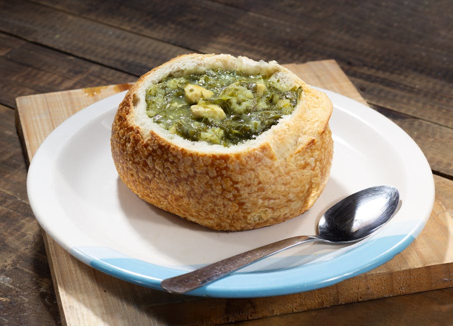 Kremet spinatdip med vannkastanjer