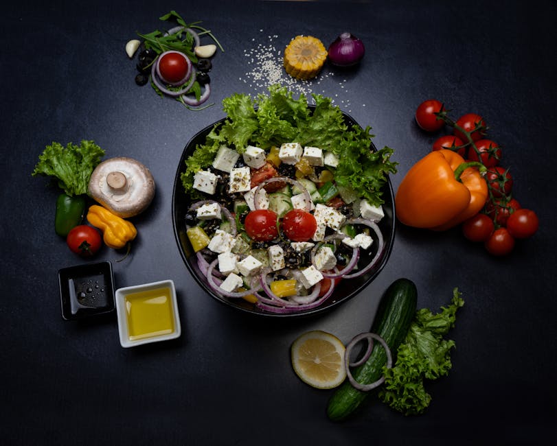 Ristet fetaost med oliven og paprika