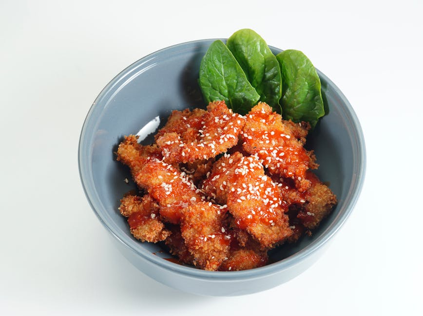 Panert kylling med mandel- og sesamstrøssel