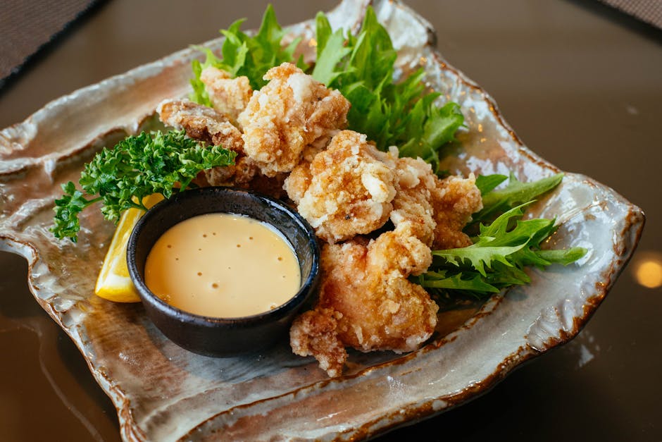 Sprø japansk kylling Karaage