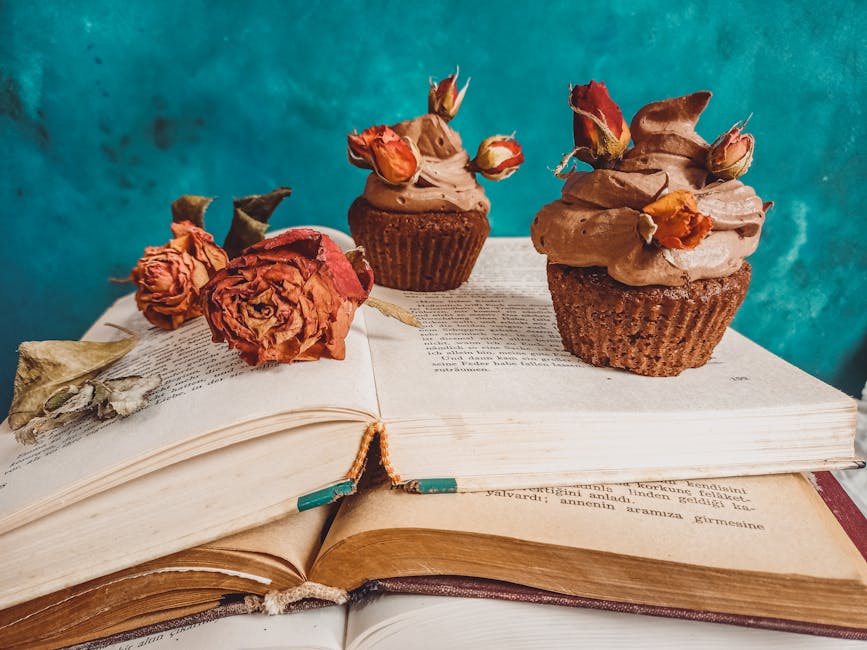 Tyske sjokoladecupcakes med kokos- og pekannøttkrem