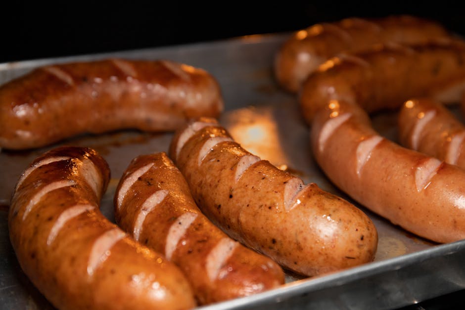 Kylling- og eplepølse