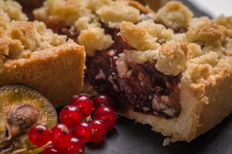 Sprø fruktcrisp-topping med nøtter