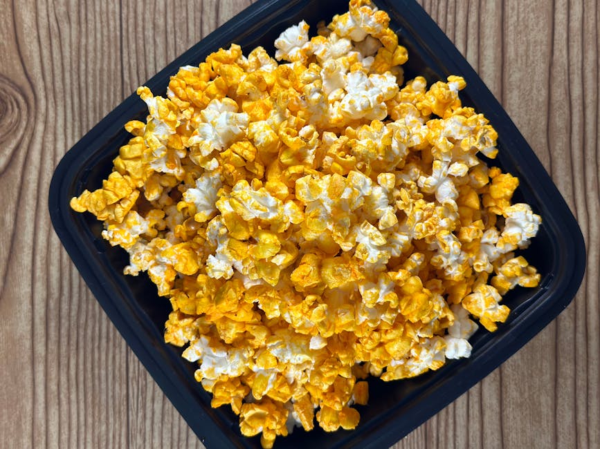 Nacho-ostepopcorn