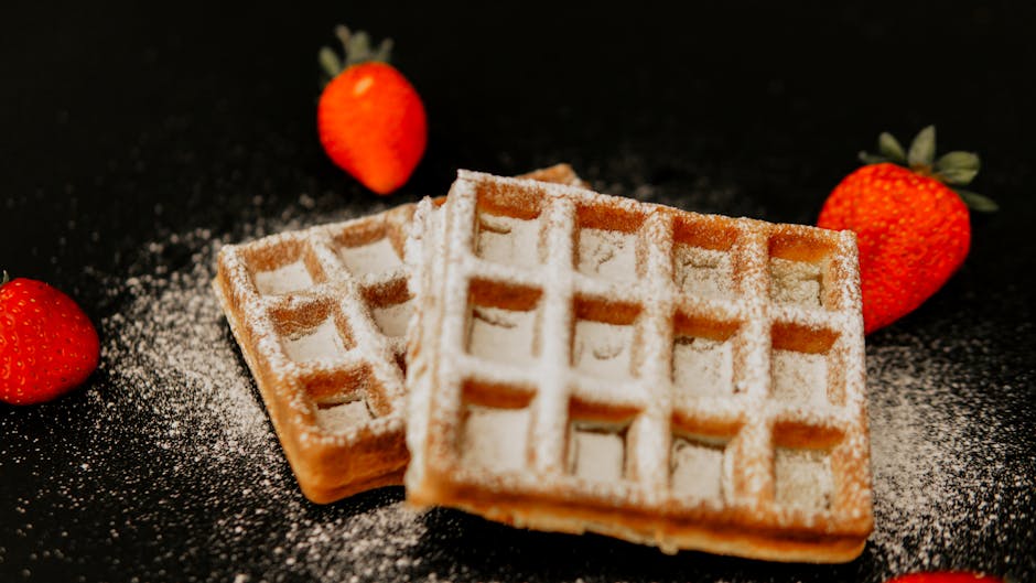 Brownies i vaffeljern