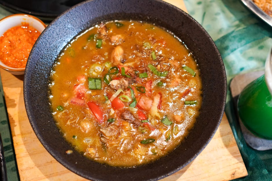 Oksestekksuppe fra Wild Plum Café