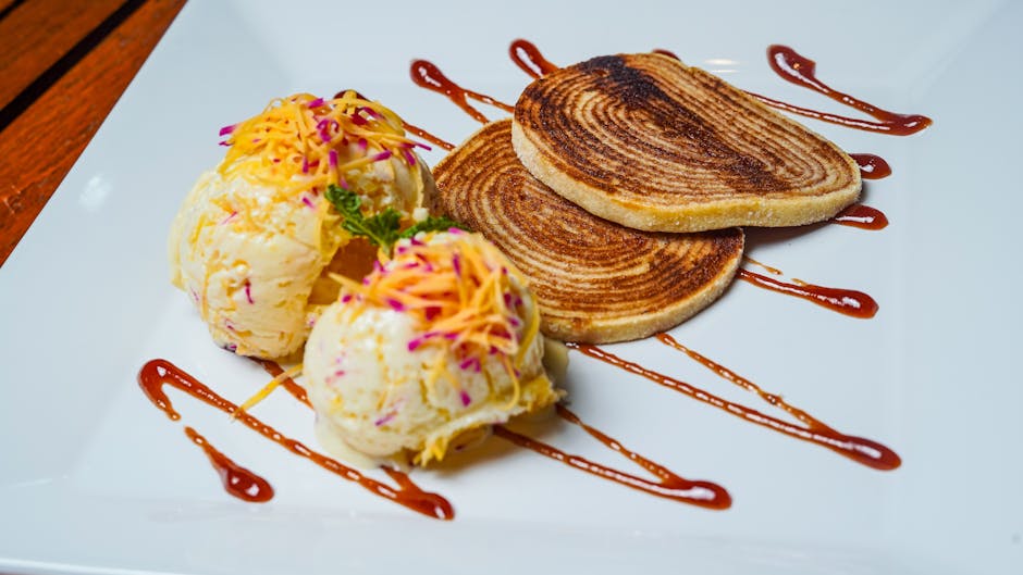 Flamberte smørplantains med rom