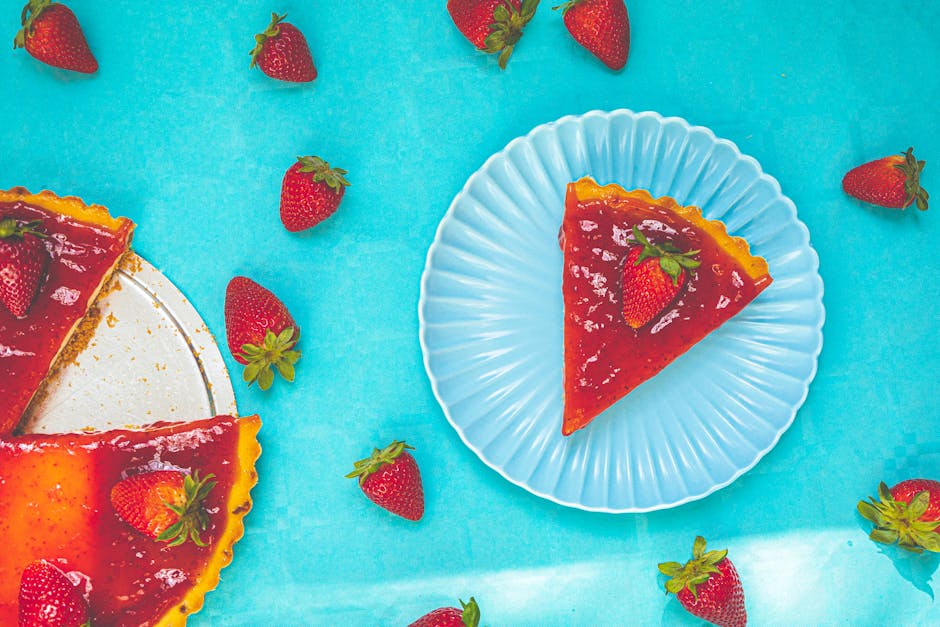 Frosne jordbær- og ostekakebiter