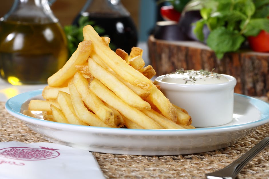 Sprø hvitløksfries med gresk krydder