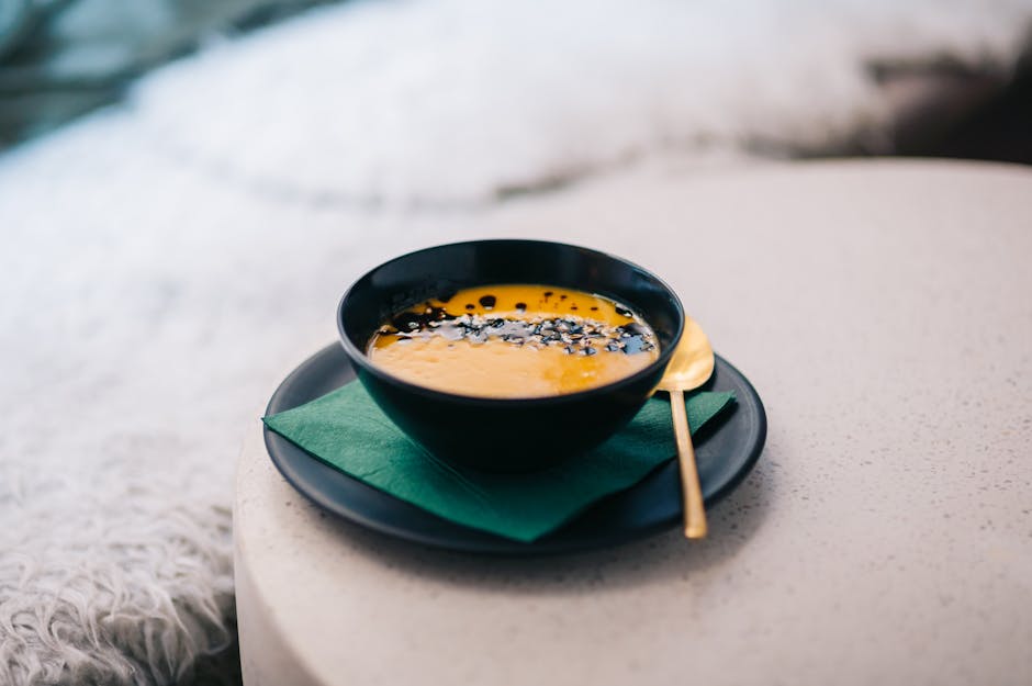 Avkjølt mango- og agurksuppe