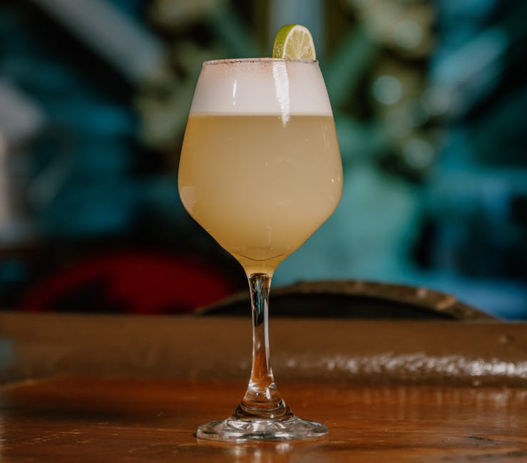 Klassisk Whiskey Sour med bourbon