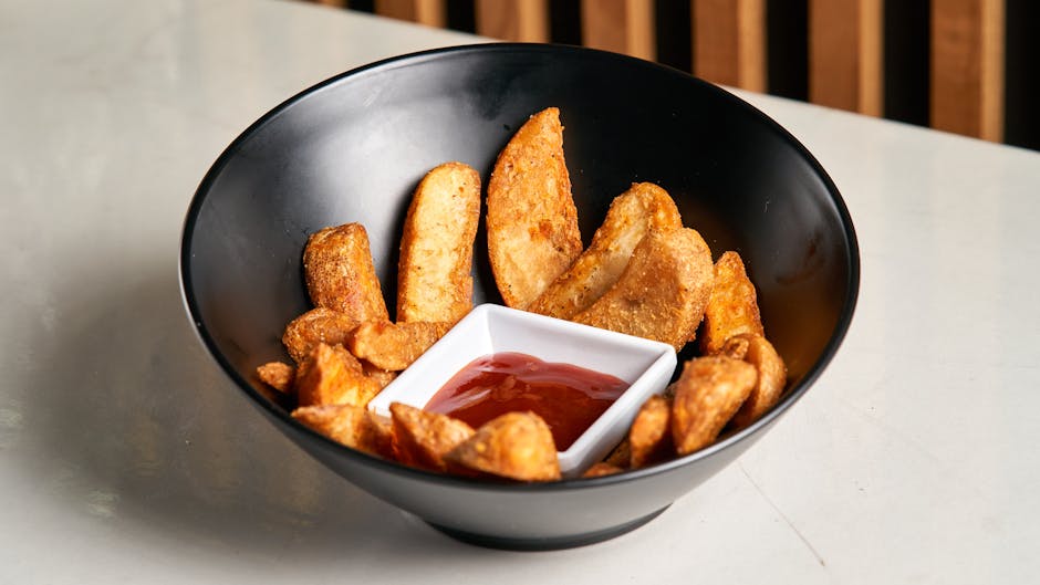 Sprø potetbåter (Jo Jo Potatoes)