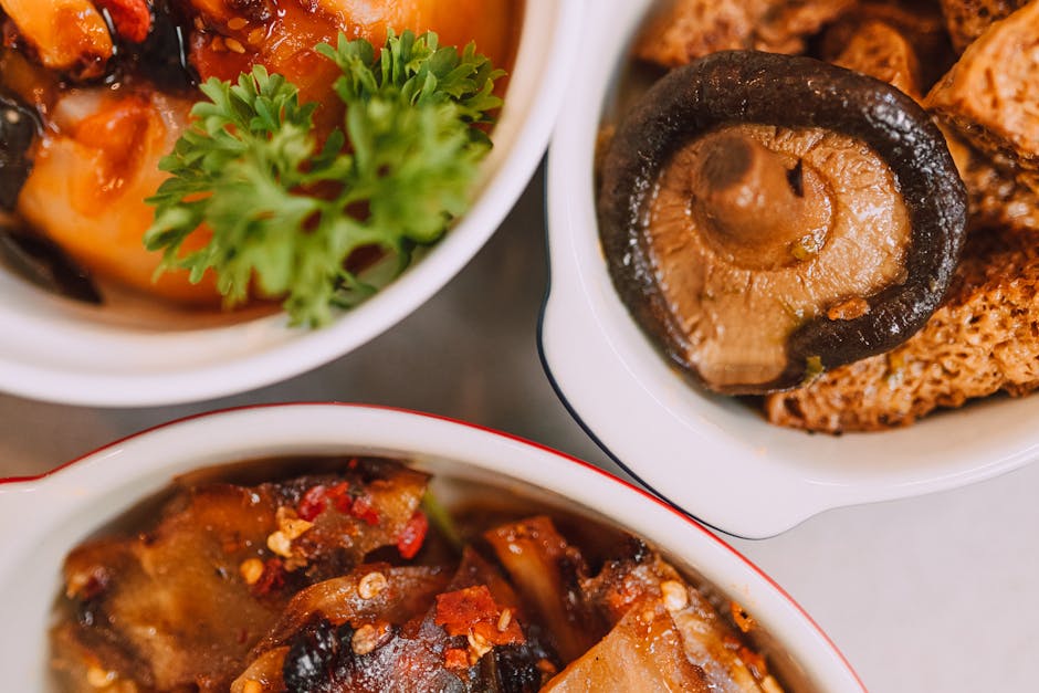 Braisert sopp i soyasaus