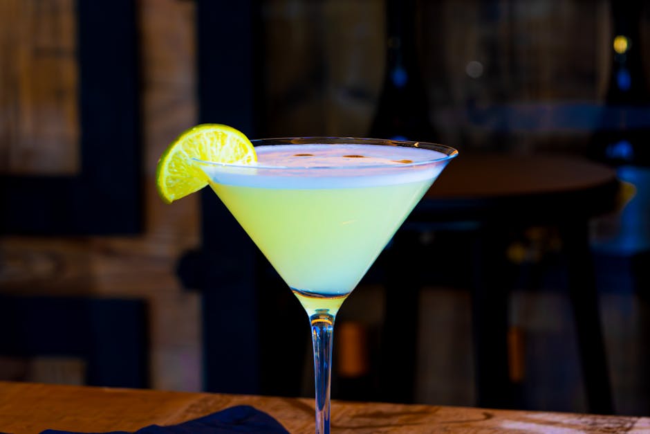 Ouzo Martini med ananas og lime