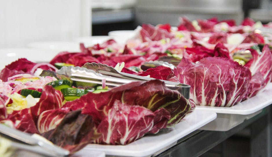 Radicchio-salat med caponata