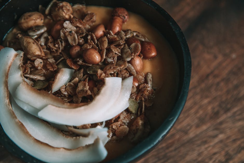 Hjemmelaget granola med nøtter og frø