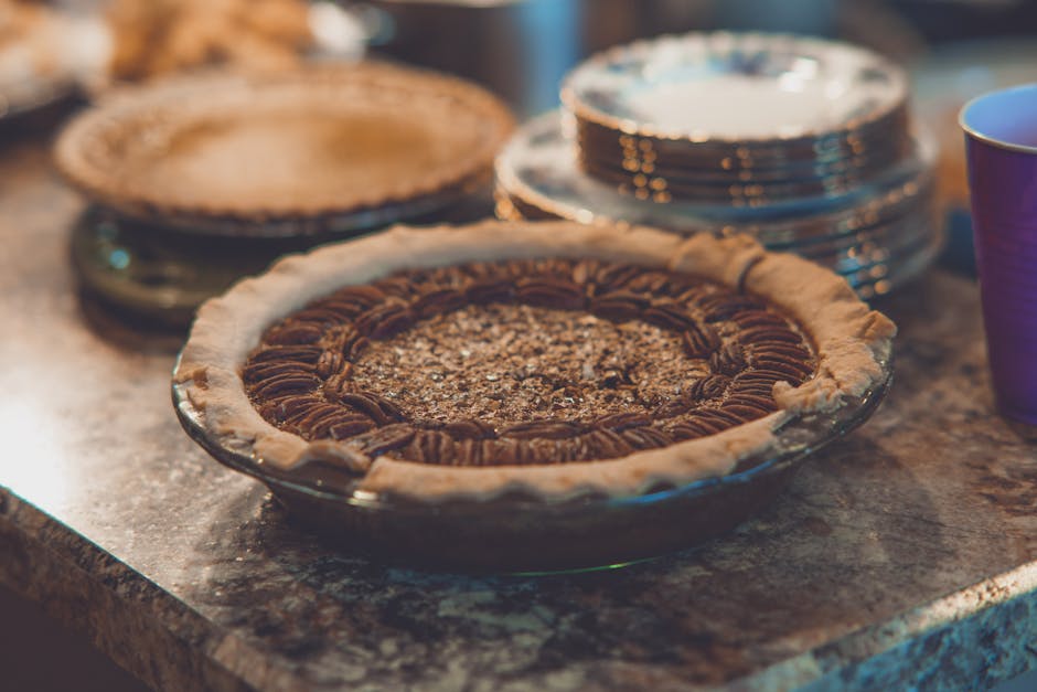 Mini pekannøtt- og gresskarpai