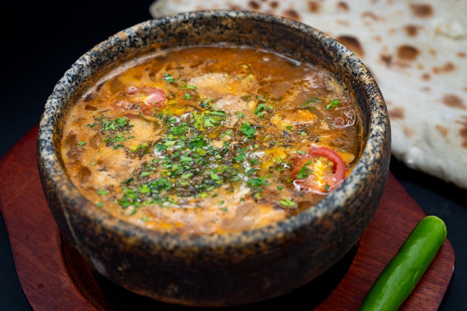 Langtidskokt kyllingchili med bønner