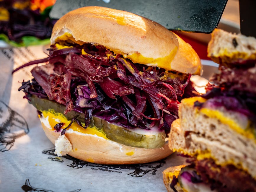 Røkt tri-tip med syltet sjalottløk og blomkålpuré