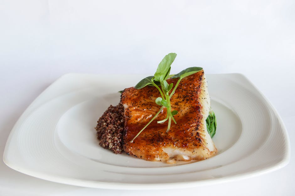 Grillet miso-kveitefilet